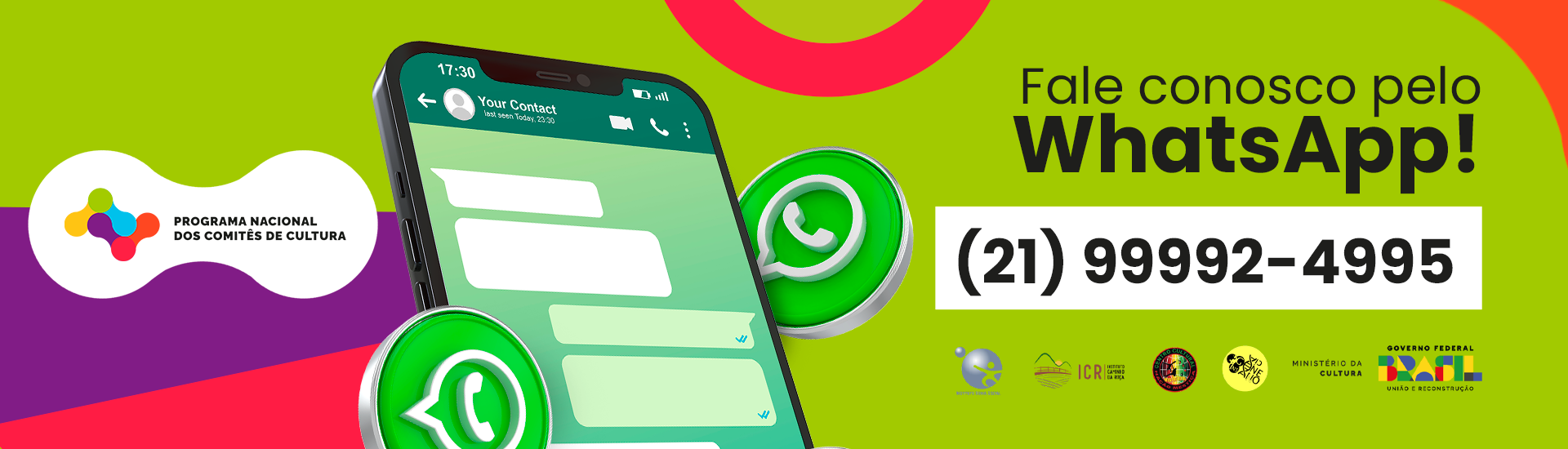Banner Fale conosco pelo Whatsapp